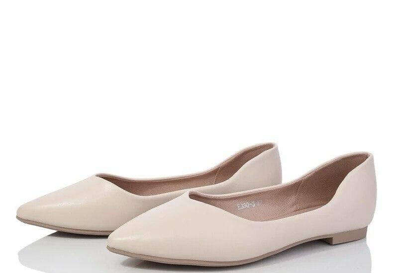 Loretta Балетки жіночі LORETTA E330-3 бежеві (весна-осінь, еко-шкіра) (5567) 36 Коломыя - изображение 1