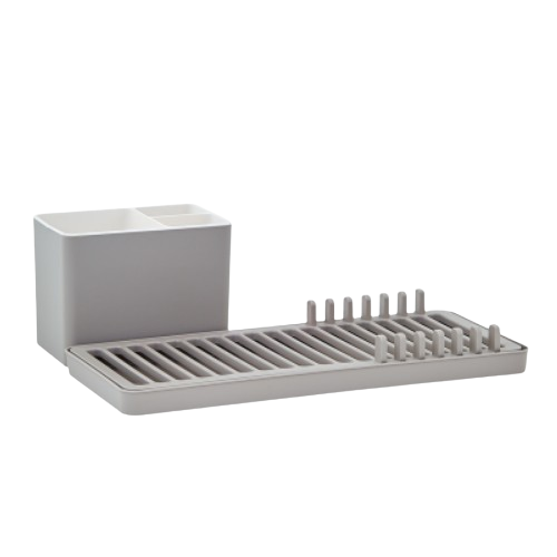 Сушарка для посуду + підставка для ст.приладів 2в1 какао "Міні плюс" Алеана Житомир - фото 1