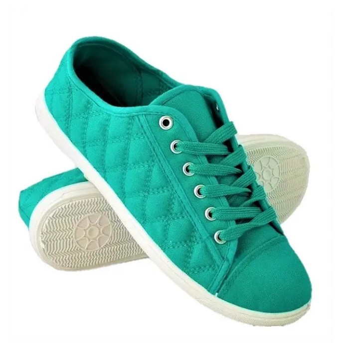 .Женские Кроссовки Мокасины Слипоны Бирюза Кеды (размеры: 37) Днепр - изображение 1