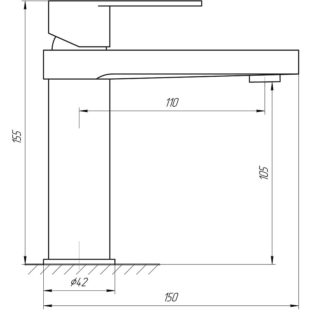 Змішувач для умивальника TOPAZ SARDINIA TS 08201-H18 Тернополь - изображение 5