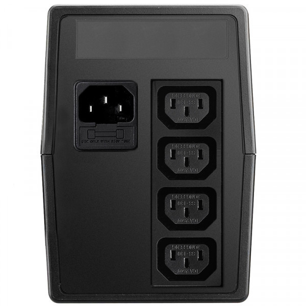 ДБЖ FSP FP600, 600ВА/360Вт, Line-Int, CE, IEC*4+USB+USB cable, Black (PPF3600721) Київ - фото 3