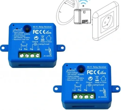Розумний вбудований релейний вимикач LoraTap RR400W Луцьк - фото 1