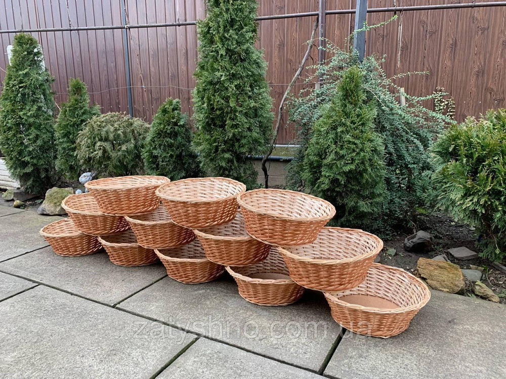 Лоток ручної роботи, плетений із лози Київ - фото 5