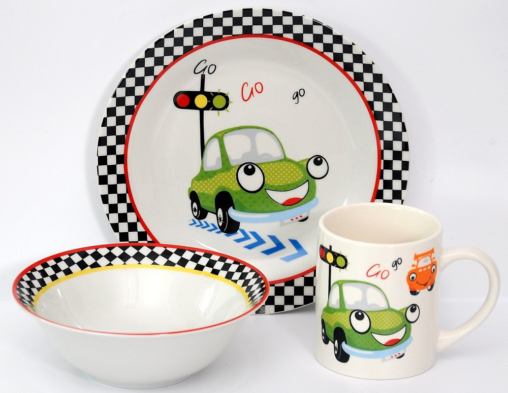 Дитячий набір LIMITED EDITION FUNNY CAR, 3 предмета (6307114) Київ - фото 1