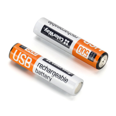 Аккумулятор ColorWay AAА USB-С 590 mAh 1.5V (2шт) (Li-Polymer) (CW-UBAAA-09) Винница - изображение 8