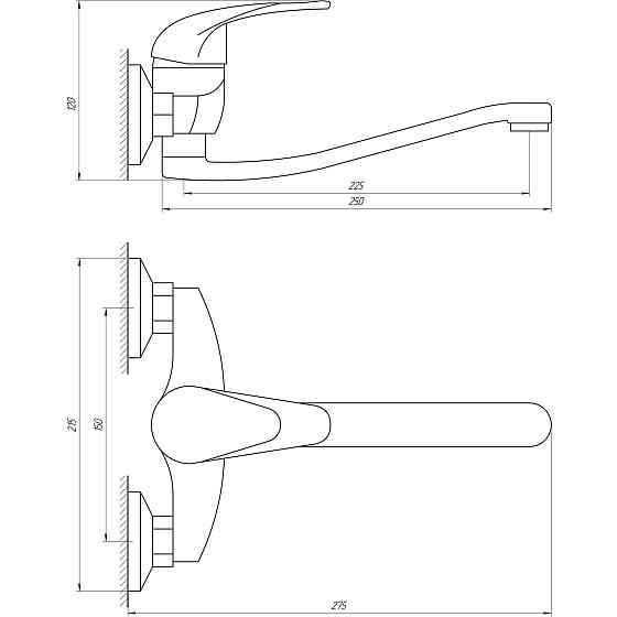 Змішувач для кухні EcoMix ENERGO E-GEZ-104 Киев