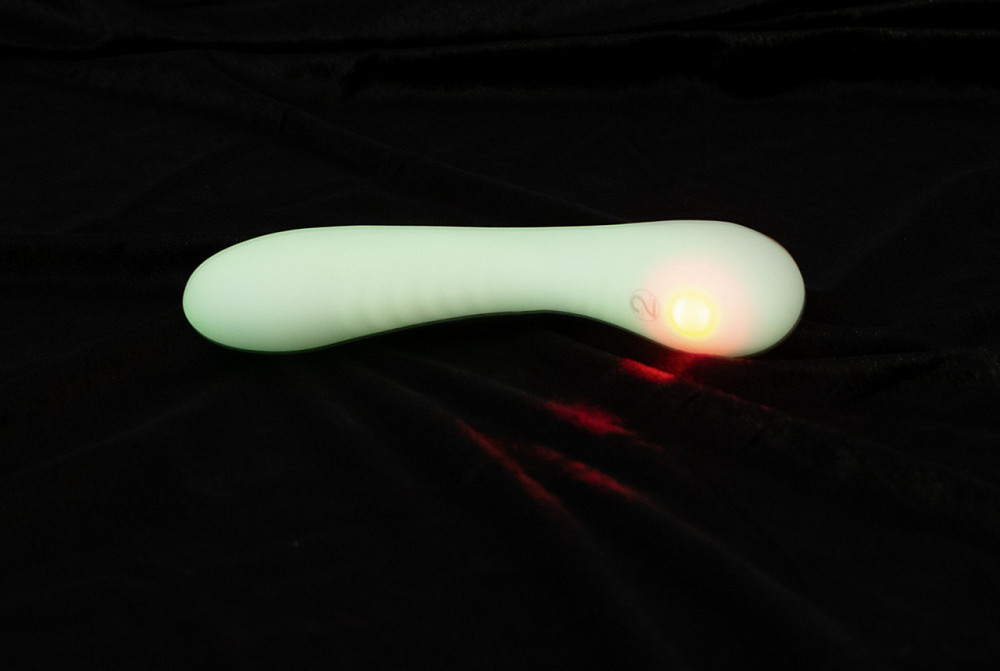 Світний вібратор у темряві GITD G-Spot Vibrator 9 режимів вібрації Sex Aura Київ - фото 5