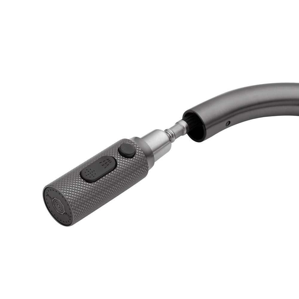 Змішувач для кухні Kroner KRP Edelstahl Berg — GRP030-T Київ - фото 9