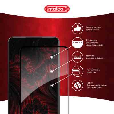 Стекло защитное Intaleo Full Glue Realme C75 Black (1283126608186) Винница