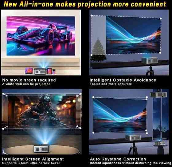 Проєктор HORLAT T09 Android 4K (2Gb.RAM + 32Gb. ROM ) Київ