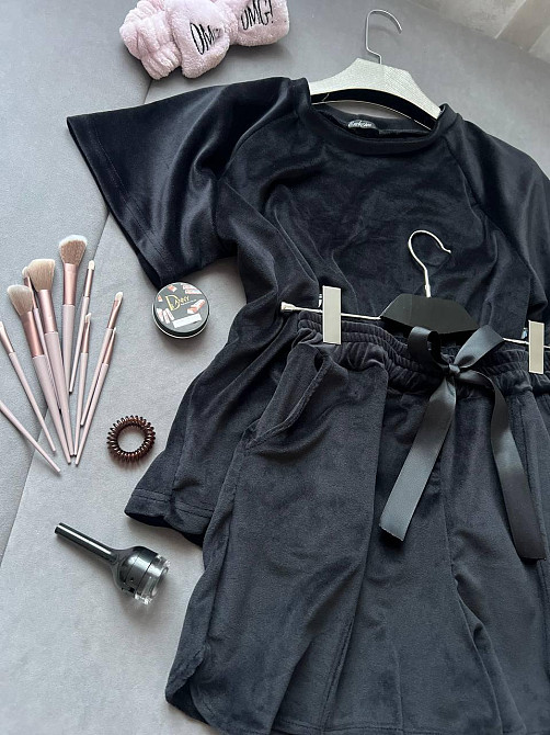 Женский стильный приятный костюм пижама велюр спорт турция Одесса - изображение 3