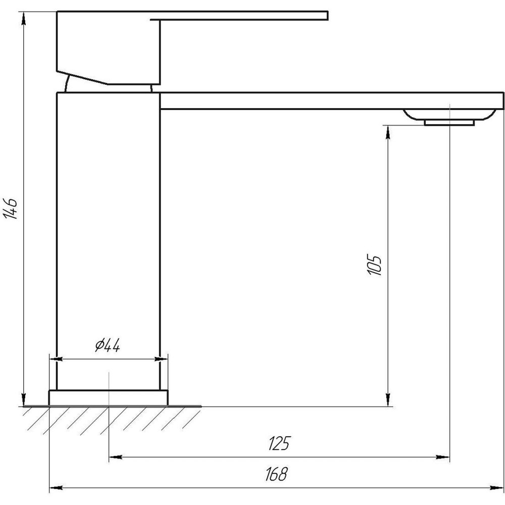 Смеситель для умывальника Globus Lux RING SR-101 Киев - изображение 4