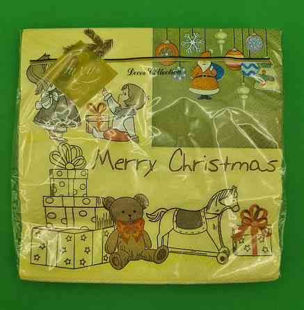 Серветки для декупажу ЗЗхЗЗ 20шт Новорічні мрії (1 пач.) Харків