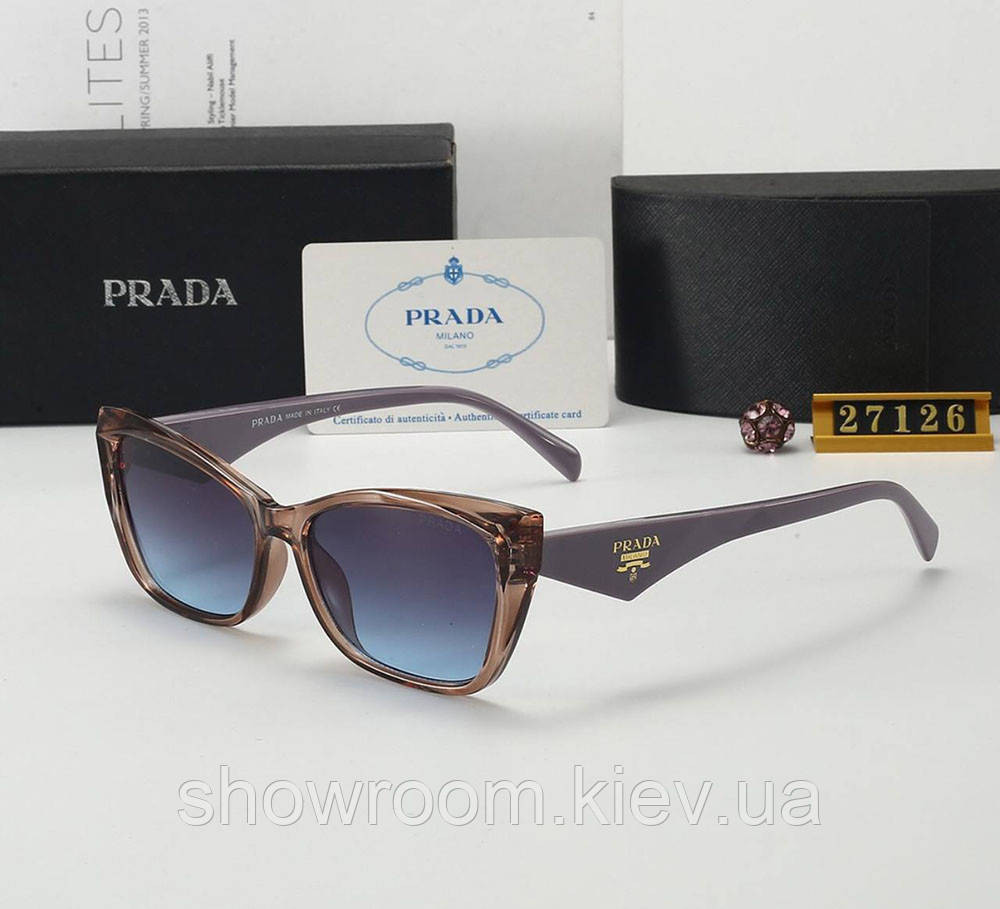 Жіночі окуляри від сонця Pr (27126) brown Київ - фото 1