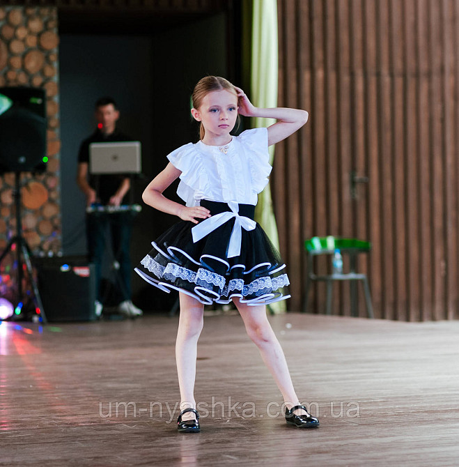 Красивая школьная юбочка с белым кружевом Кривой Рог - изображение 8