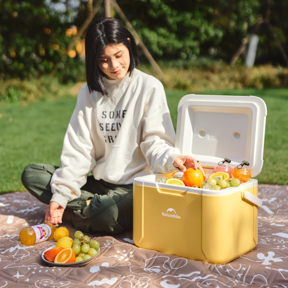 Туристичний холодильник Naturehike CNK2450CF012, 18 л, жовтий Київ - фото 10