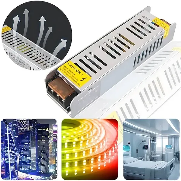 Адаптер / Блок живлення 12V 25A METAL Long подовжена конструкція, для автоелектроніки, охоронних систем Одеса - фото 3