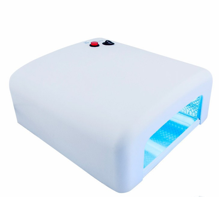 УФ лампа 36 ВТ для наращивания ногтей Simei-Femei c таймером внутри лист металла, проффессиональная Киев - изображение 1