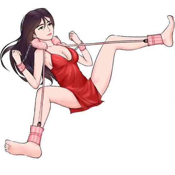 БДСМ набір для фіксації на руки, ноги та шию - Червоний - Садо-мазо Вінниця