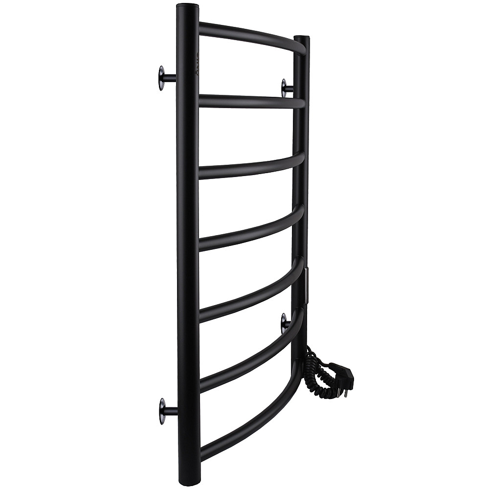 Рушникосушарка UNIO LD ЕU 700-500-7 BLK Драбинка Дуга електро чорна Тернопіль - фото 4