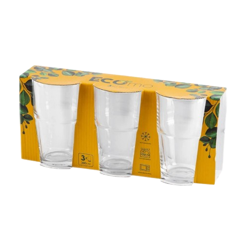Набір склянок Zoser 350мл 3шт 6939571 ECOMO Житомир - изображение 3
