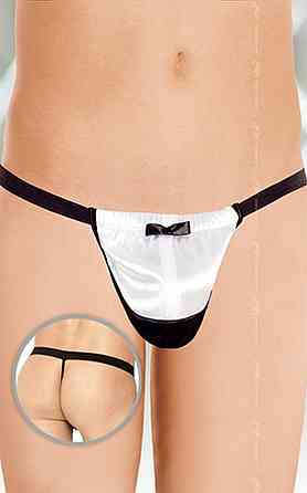 Еротичні чоловічі стрінги Thong 4417 - white S/L Sex Aura Київ