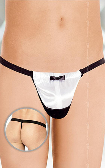 Еротичні чоловічі стрінги Thong 4417 - white S/L Sex Aura Київ - фото 1