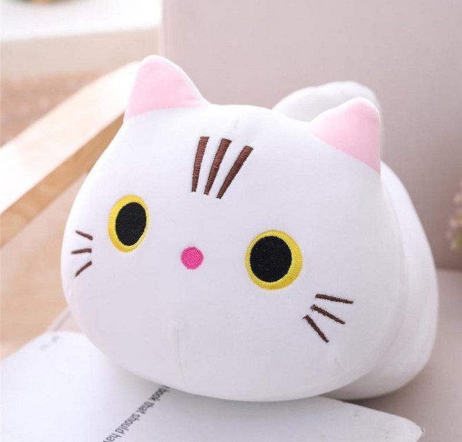 Мягкая игрушка 25см милый мультяшный кот Каваи - игрушка обнимашка Киев - изображение 3