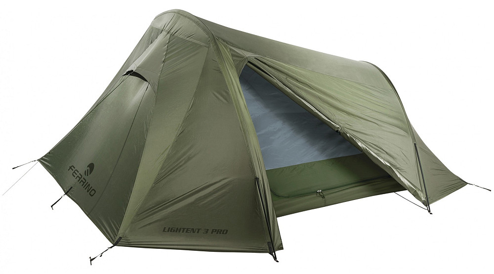 Палатка трехместная Ferrino Lightent 3 Pro Olive Green (92173LOOFR) Киев - изображение 3