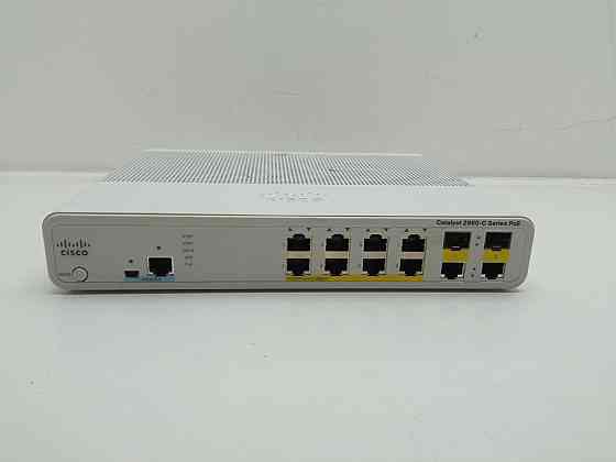 Комутатор керований Cisco Catalyst 2960-C Series PoE Switch WS-C2960C-8PC-L (Б клас) Луцьк