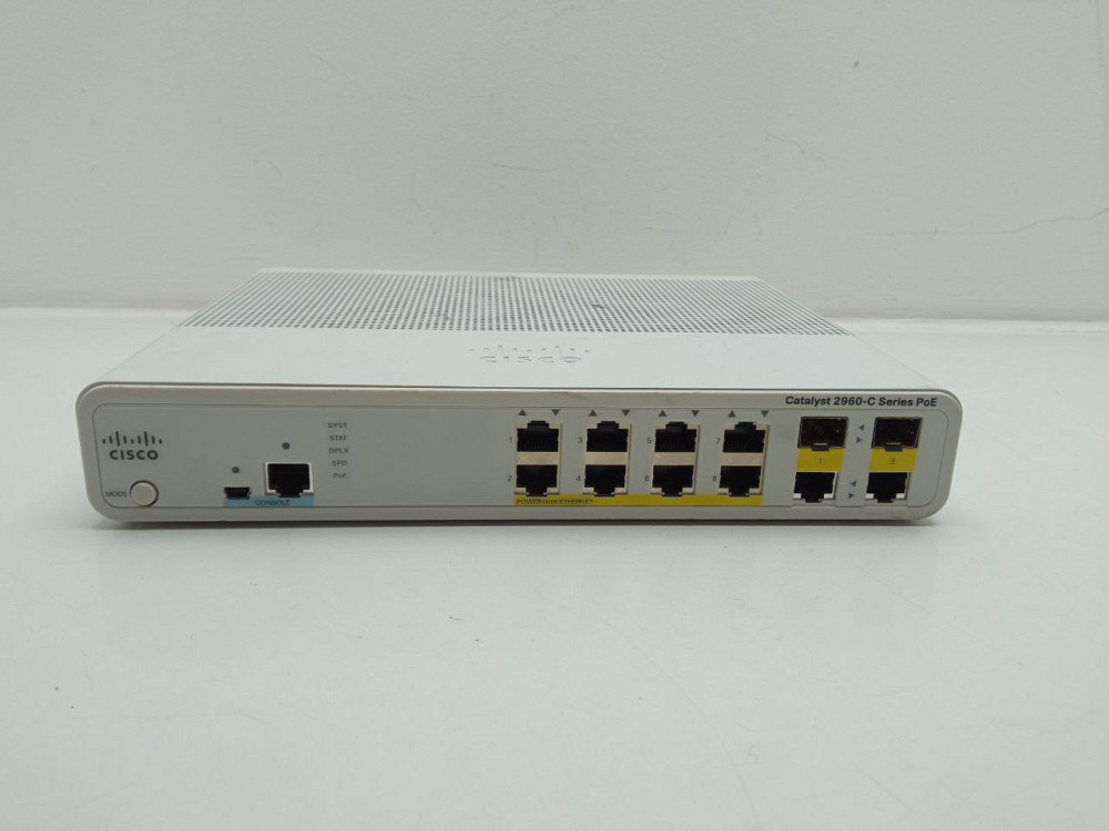 Комутатор керований Cisco Catalyst 2960-C Series PoE Switch WS-C2960C-8PC-L (Б клас) Луцьк - фото 2