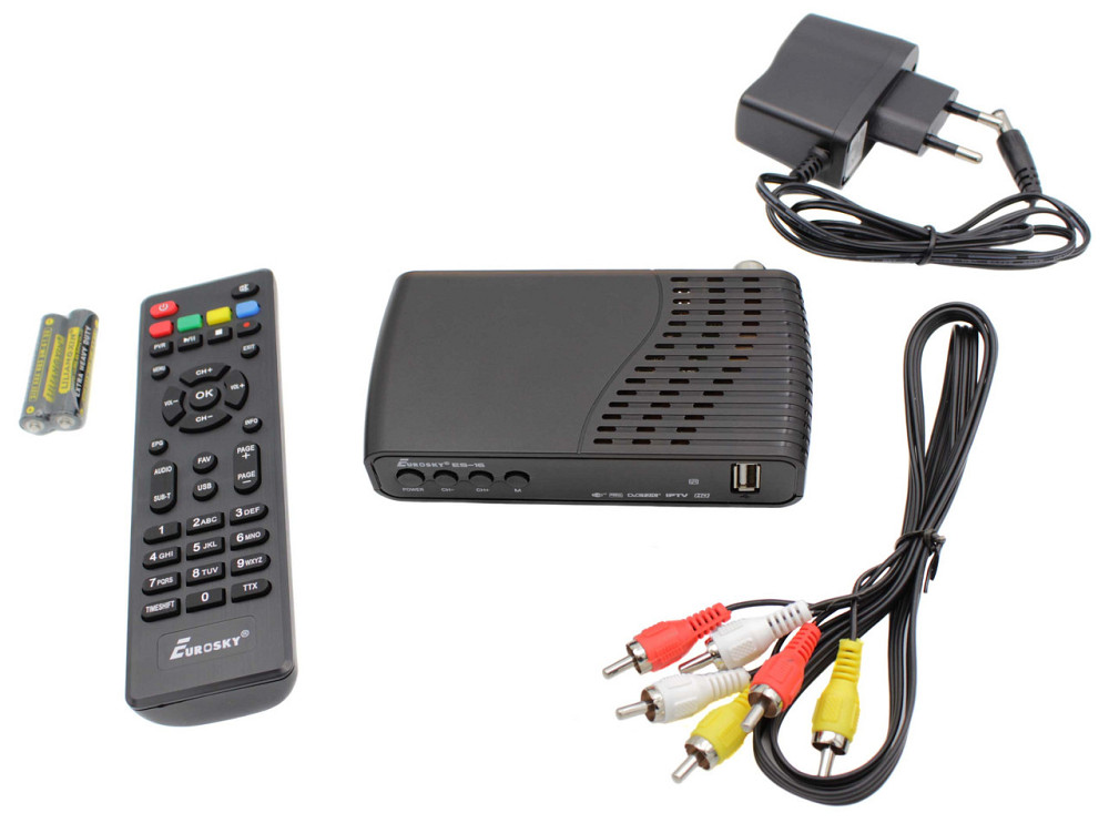 ТВ-приймач тюнер Eurosky ES-16 / DVB-T 2 (Гарантія 1 рік) Дніпро - фото 2