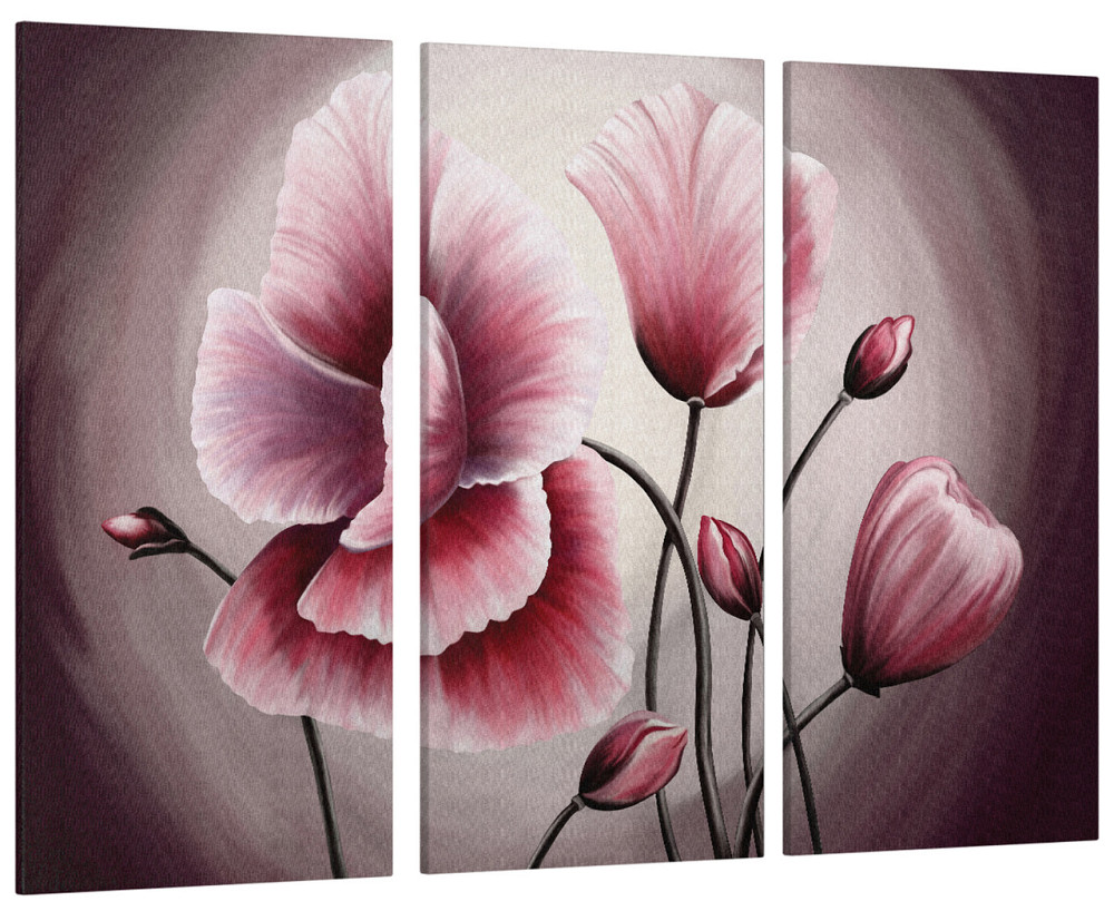 Модульна картина Абстракція Квіти Art-158_XXL Київ - фото 1