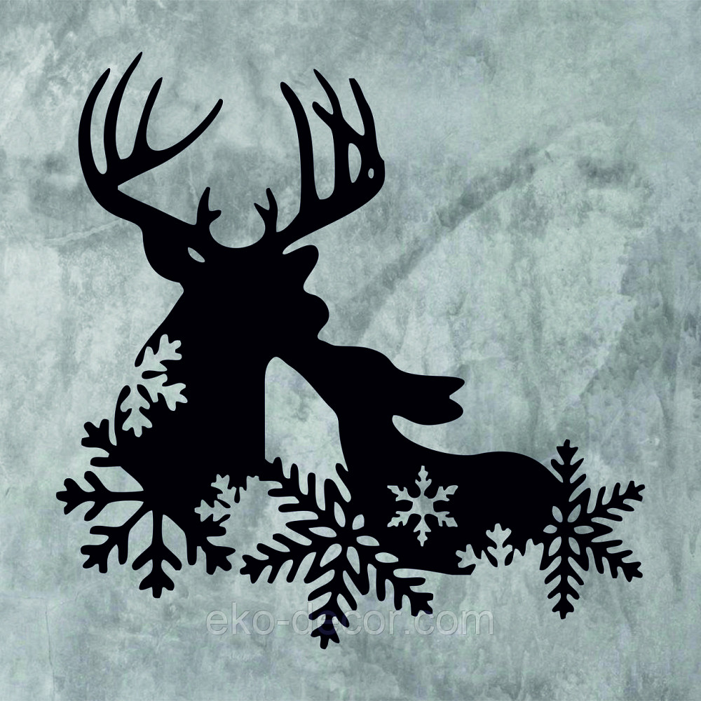 Декоративне настінне Панно «Олень», Декор на стену Київ - фото 6