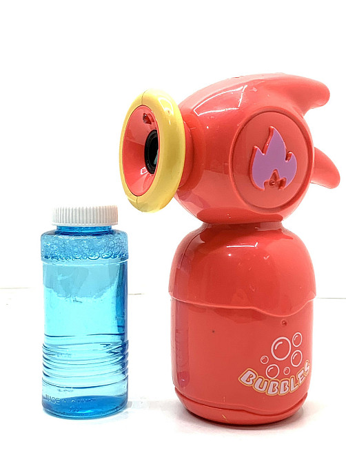 Мильні бульбашки Генератор мильних бульбашок Вогнегасник 17 см Червоний (KL3708) Чернигов - изображение 1