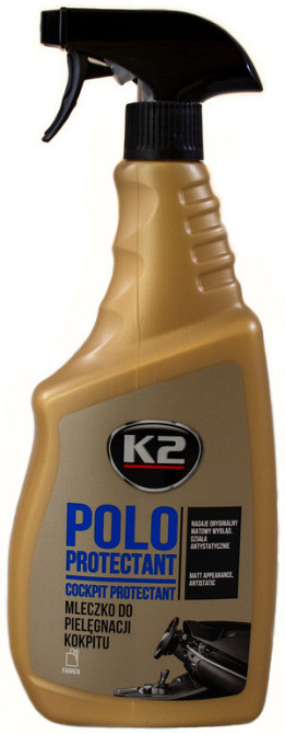 Поліроль-молочко для торпедо і пластику K2 Polo Protectant Mat 750 мл, матовий ефект Чортків - фото 2