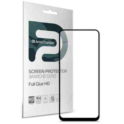 Стекло защитное Armorstandart Full Glue HD TECNO Camon 16/16 SE Black (ARM65097) Винница