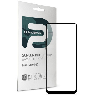 Стекло защитное Armorstandart Full Glue HD TECNO Camon 16/16 SE Black (ARM65097) Винница - изображение 1