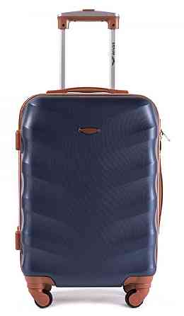 Валіза пластикова WINGS 402 мала темно-синя Київ