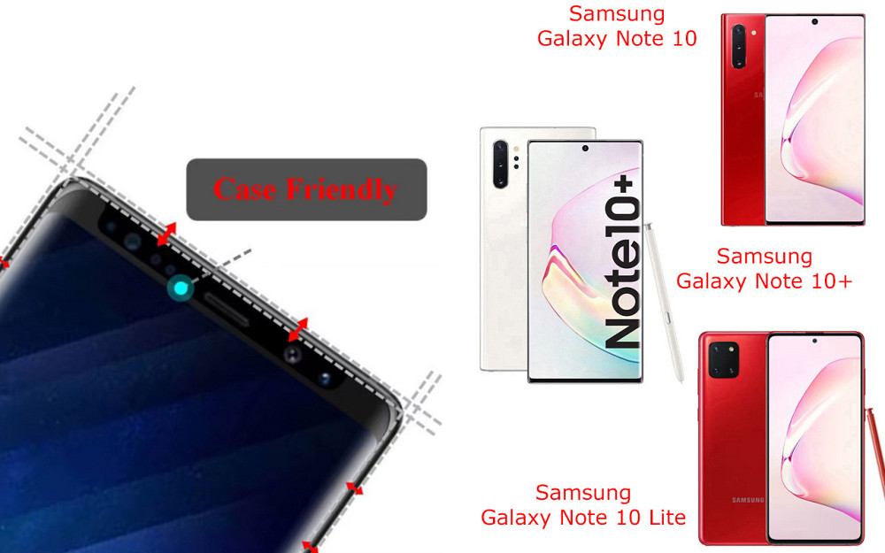 Защитное стекло HyperGlass Pro для Samsung Galaxy Note 10, Galaxy Note 10+, Galaxy Note 10 Lite – максимальная Киев - изображение 4