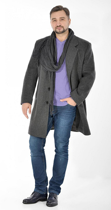 Класичне чоловіче кашемірове пальто Київ - фото 10