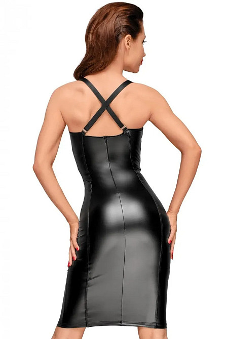 Платье на бретельках облегающее Noir Handmade F180 черное, L Sex Aura Киев - изображение 3