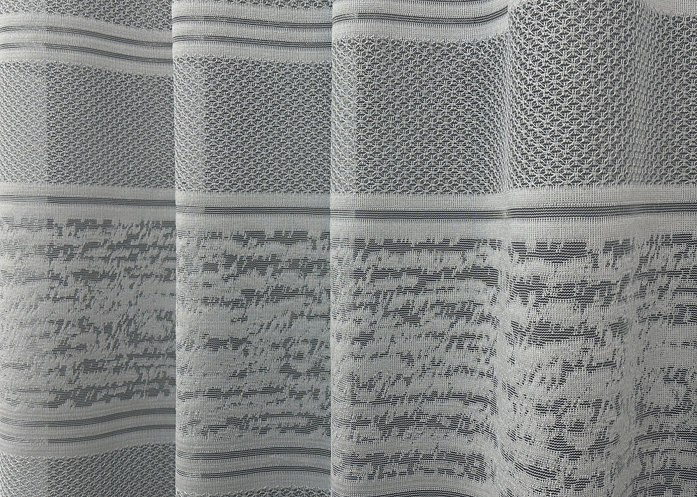 Тюль VR-Textil 1888т Lauren Жакард Сірий 300х270 см (42-0841) Київ - фото 5