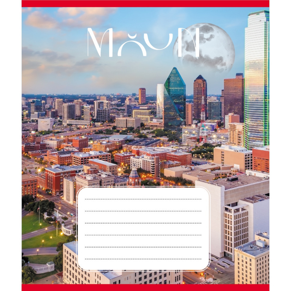 Зошит загальний "Місяць" 060-610055K-4 в клітинку, 60 аркушів (959061) Вінниця - фото 1