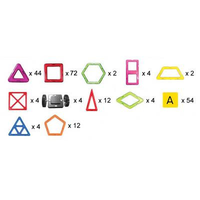 Конструктор Магнікон 218 деталей Plastic box (MK-218) Вінниця - фото 8