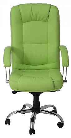 Офісне Крісло Керівника Richman Alberto Fly 2234 Хром М2 AnyFix Зелений Київ