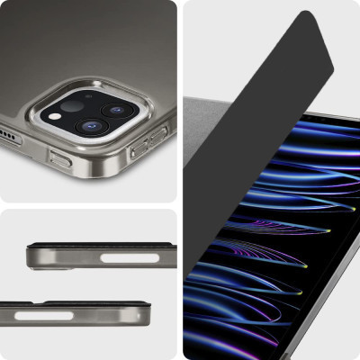 Чехол для планшета BeCover Tri Fold Hard Apple iPad Pro 12.9 2020/2021/2022 Black (709668) (709668) Винница - изображение 4