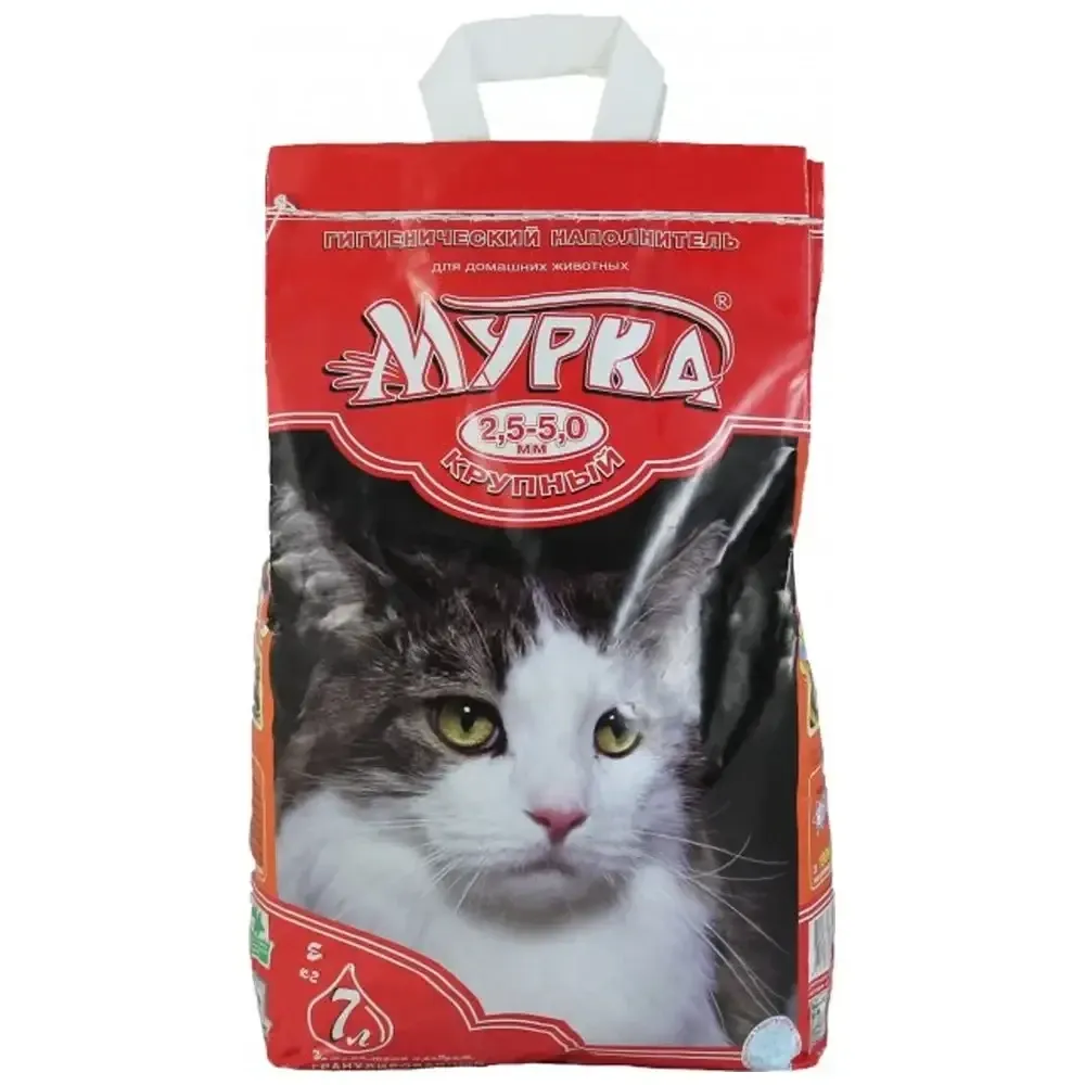 Бентонітовий наповнювач Мурка (червоний) гранула велика (2.5 - 5 мм), 5 кг Вінниця - фото 1