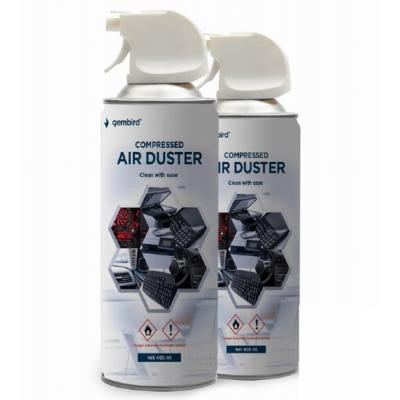 Чистящий сжатый воздух spray duster 400ml Gembird (CK-CAD-FL400-01) Винница - изображение 1