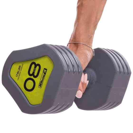 Гантель 8 кг покрытие TPU Zelart-2678-8 Гантели, гири, штанги и диски Киев